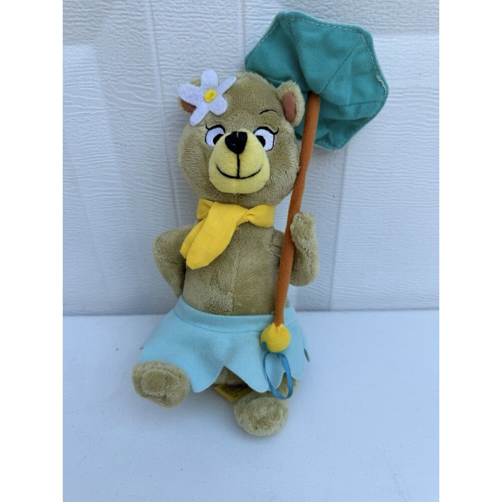 Cindy Bear Plush 10”Yogi Bear Hanna Barbera Plush Umberlla Blue Skirt P15
